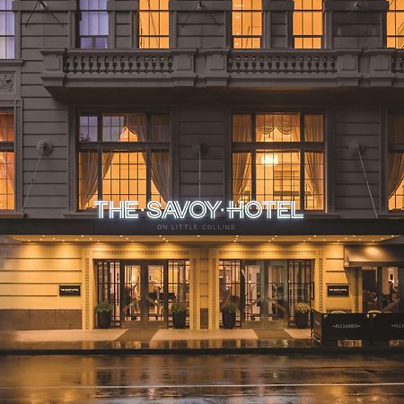 The Savoy Hotel On Little Collins Melbourne Esterno foto