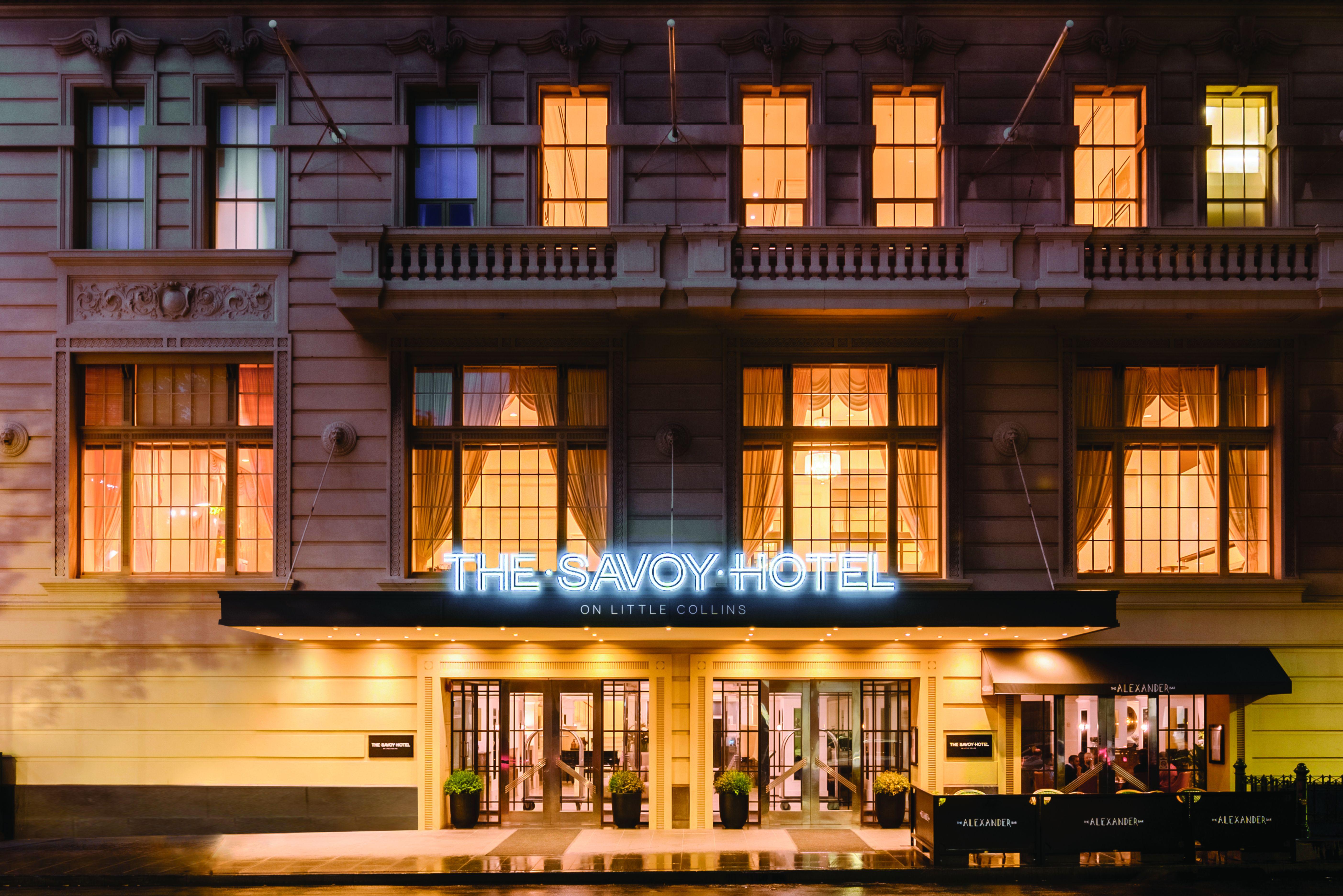 The Savoy Hotel On Little Collins Melbourne Esterno foto