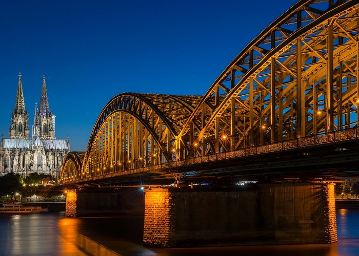 Hohenzollern Bridge The Hohenzollern Bridge: The most important railway bridge and ... photo