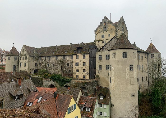 Burg Meersburg Rainy day at Burg Meersburg on Lake Constance (Meersburg, Germany ... photo