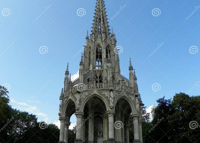 Parc de Laeken Belgium, Brussels, Parc De Laeken, Monument of Leopold I Stock ... photo