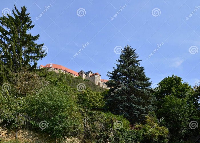 Neuenburg castle Historical Castle Neuenburg in Freyburg at the River Unstrut ... photo