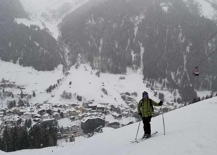 Ski Lift A2 Pardatschgratbahn World Traveler Log Guide in Visiting Skiing Ischgl Austria Alps photo