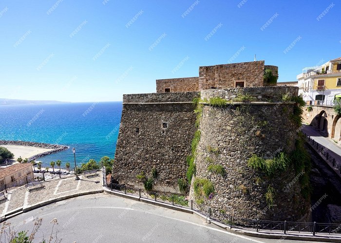 Murat Castle Premium Photo | Back view of murat aragon castle in pizzo calabria ... photo