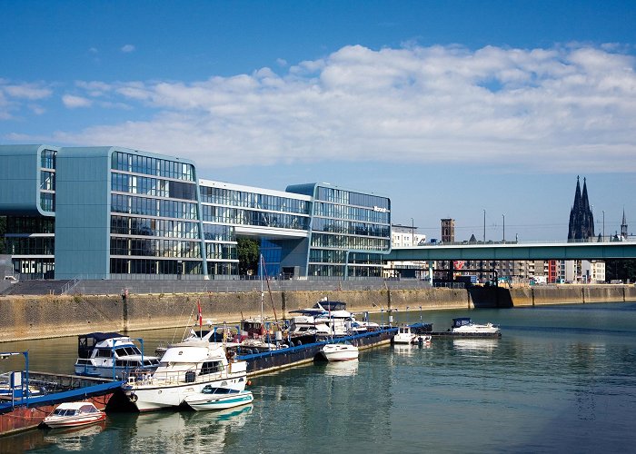 Rheinauhafen The Rheinau Harbour Cologne: the Crane Houses, the Chocolate ... photo