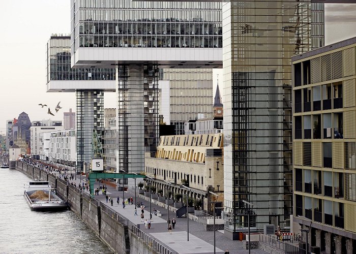 Rheinauhafen The Rheinau Harbour Cologne: the Crane Houses, the Chocolate ... photo