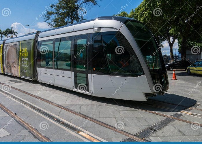 Maua Square New Rio De Janeiro Tram in Test in Maua Square Praca Maua ... photo