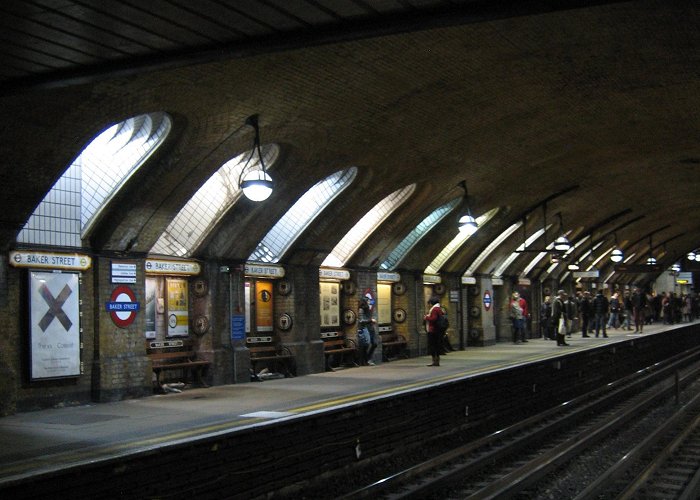 Baker Street Tube Station 76. The original platforms at Baker Street | 150 great things ... photo