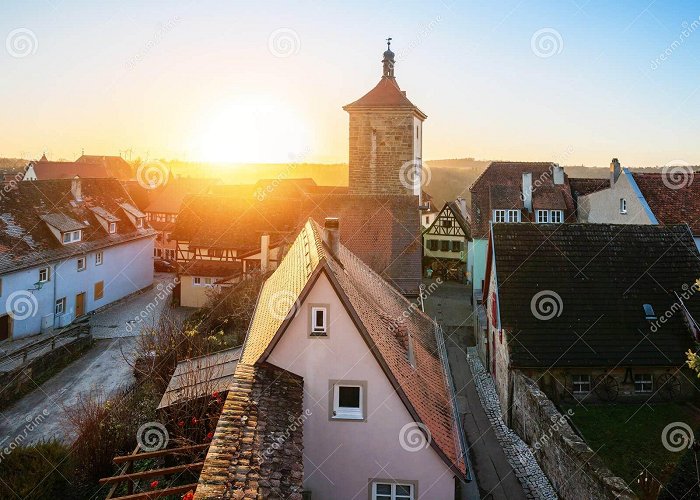 Siebers Tower Old Town View with Siebersturm (Siebers Tower) at Sunset ... photo
