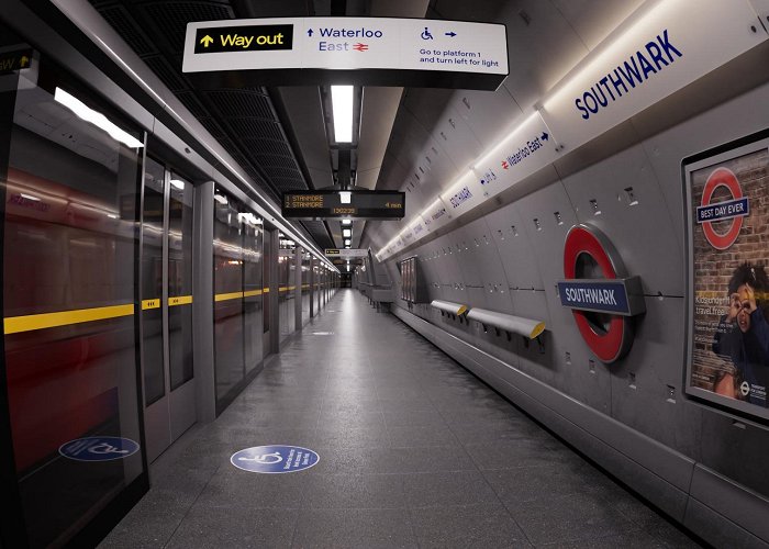 Southwark tube Southwark Underground Station - modelled entire scene. Rendered ... photo