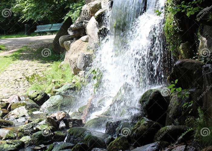 Park Sonsbeek Waterfall in Sonsbeek stock photo. Image of environment - 196976798 photo