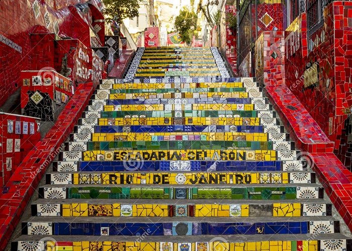 Escadaria Selarón Escadaria Selaron - Stairway in Lapa District in Rio De Janeiro ... photo