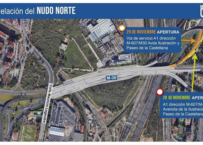 Avenida de la Paz El acceso al Nudo Norte de Madrid desde la A-1 quedará ... photo