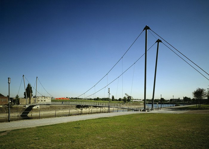 Duisburg Inner Harbour Footbridge over the Inner Harbour Duisburg - sbp photo