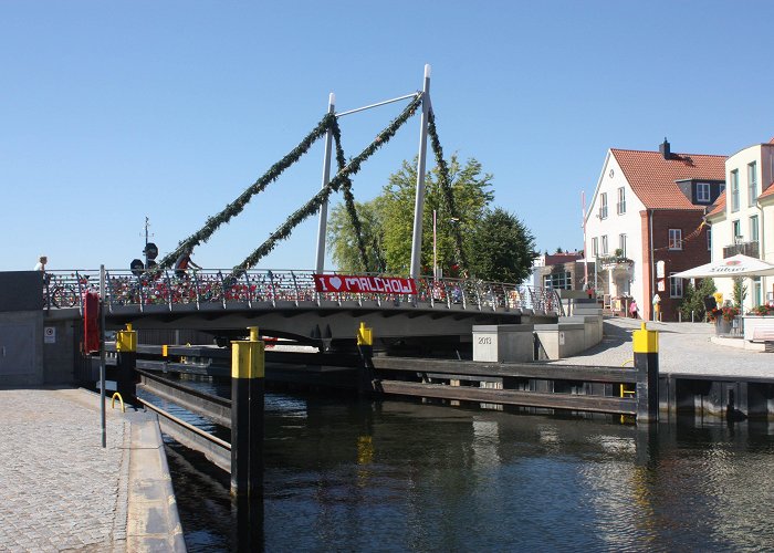 Drehbrücke Malchow swing bridge island city Malchow photo