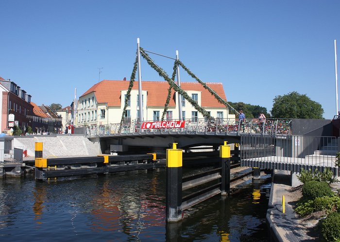 Drehbrücke Malchow swing bridge island city Malchow photo