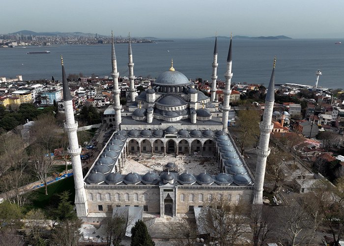 Blue Mosque Blue Mosque in Istanbul reopens for prayer after 6-year ... photo