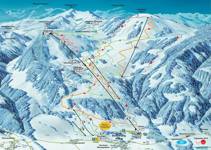 Hörnerbahn I Trail map Hörnerbahn – Bolsterlang photo