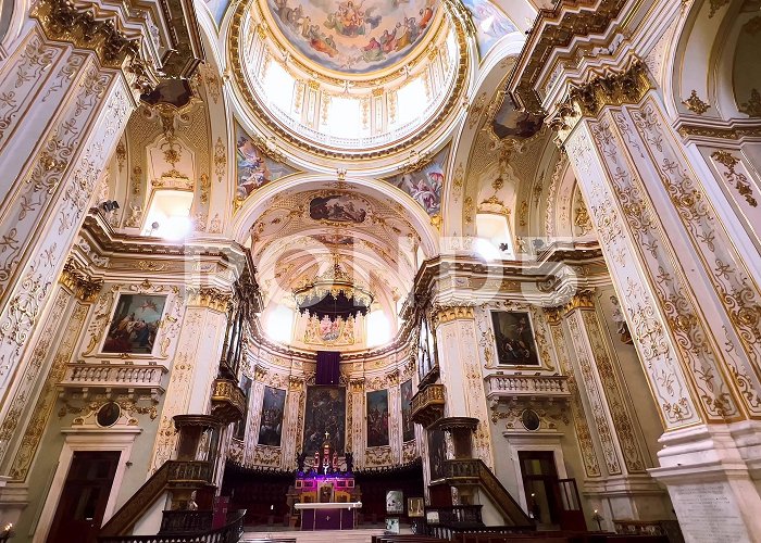 Bergamo Cathedral Panoramic interior of Bergamo Cathedral,... | Stock Video | Pond5 photo