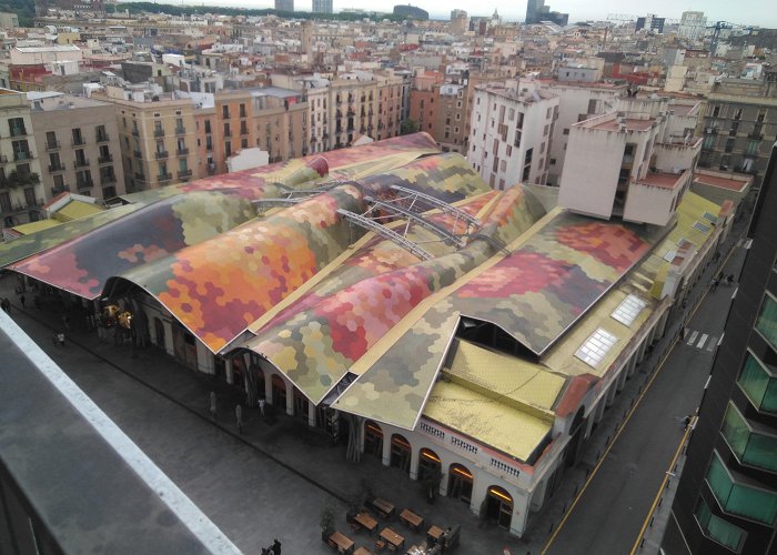 Santa Caterina Market I got the chance to get this view of the roof of Santa Caterina ... photo