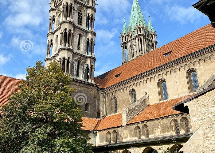 Merseburg cathedral Steeple of the Famous Merseburg Cathedral in Saxony-Anhalt Stock ... photo