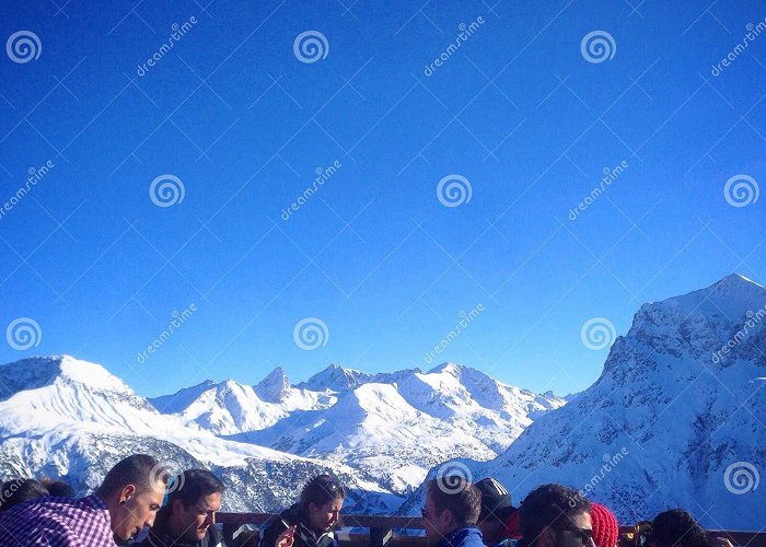 Kriegerhorn View Rom Restaurant on Kriegerhorn Mountain, Lech, Austria ... photo