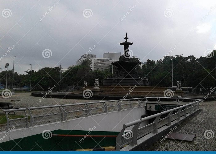 Cinelândia Square Brazil - Rio De Janeiro - Downtown - Cinelandia - Praca Mahatma ... photo