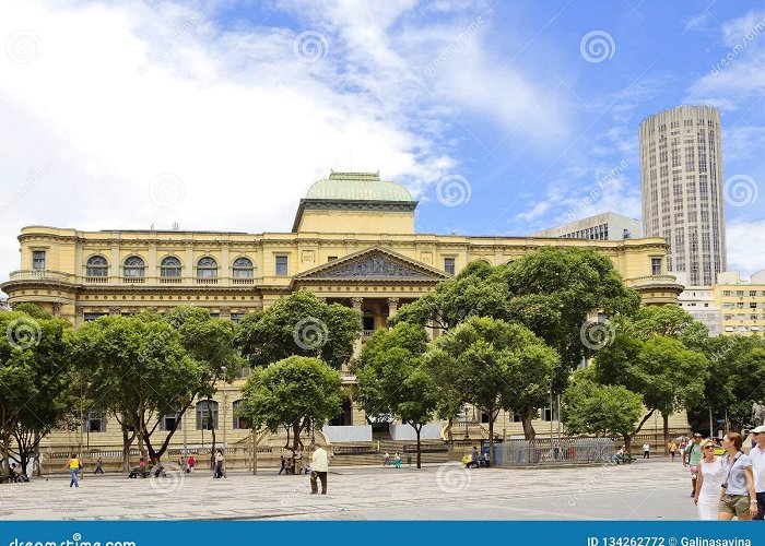 Cinelândia Square Rio De Janeiro, Brazil, National Library of Brazil Paraty Library ... photo