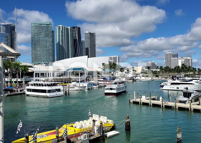 Bayside Marketplace Summer at Miami Marina and Bayside Marke... | Stock Video | Pond5 photo