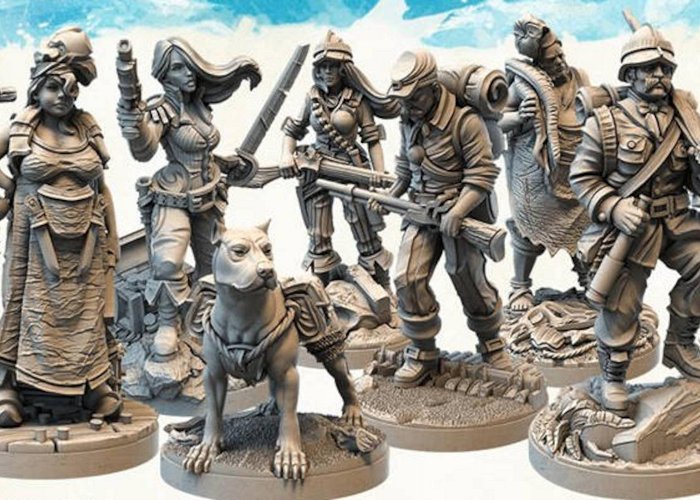 Robinson's Island adventure playground Robinson Crusoe board game gets miniatures and expansion in ... photo