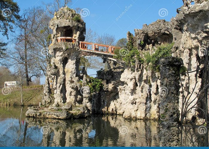 parc de majolan Lake Caves in Park of Majolan Blanquefort France Stock Image ... photo