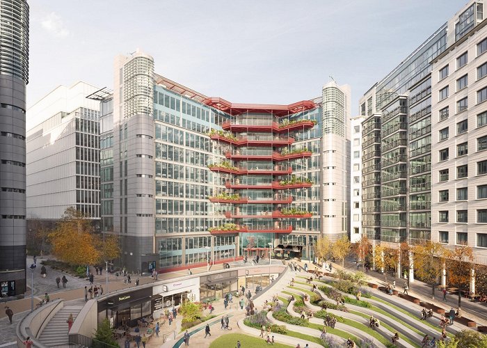 Sheldon Square British Land Tunes Virgin Media O2 Into London Headquarters photo