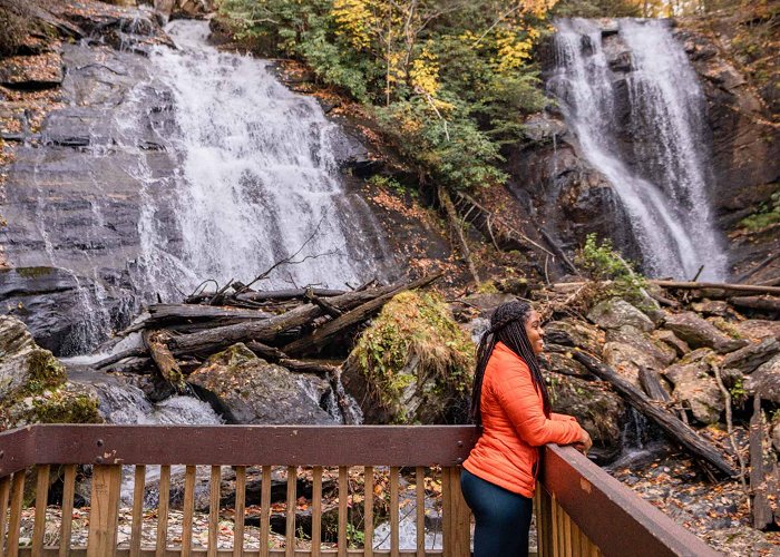 Anna Ruby Falls Explore the Anna Ruby Falls Trail in Georgia - A Sip of Tee photo