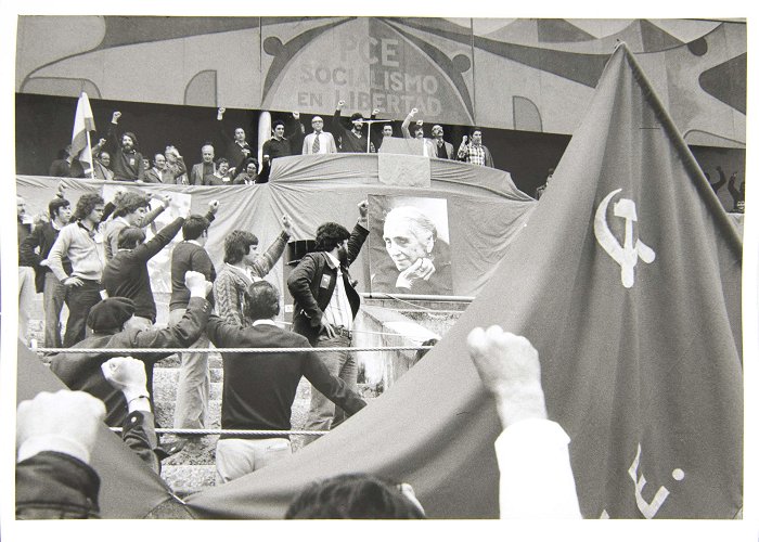 Bullring The Benton Museum of Art at Pomona College - Demonstrators raising ... photo