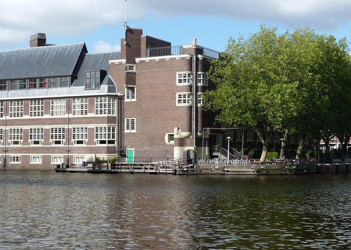 Het Sieraad Het Sieraad in De Baarsjes, Amsterdam. Old craft school built on a ... photo