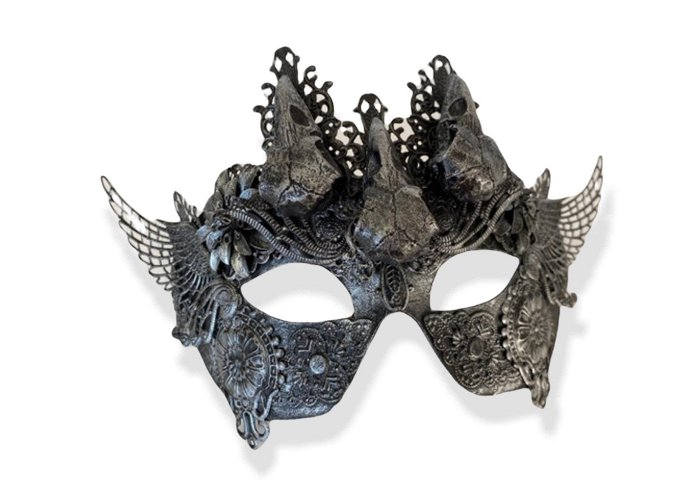 Der Druide und der 11. Vollmond Masquerade Mask Gothic, Bird Skull Mask, Halloween Mask, Raven ... photo