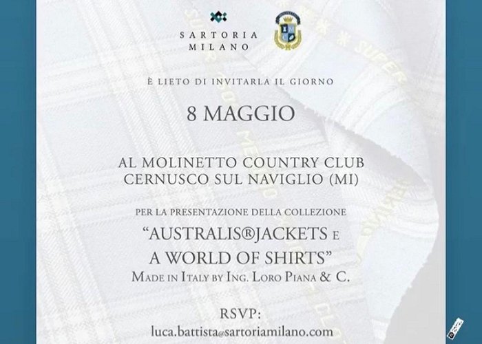 AS Molinetto Country Club Events - Sartoria Milano photo