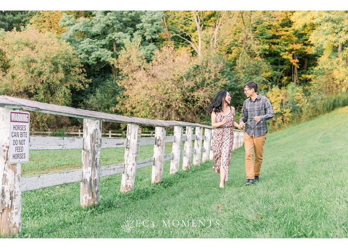 Sunnybrook Park Rebekah & Steven | Sunnybrook Park Fall Engagement - EC3 Moments ... photo