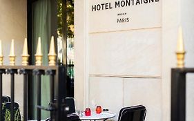 Hotel Montaigne Parigi Exterior photo