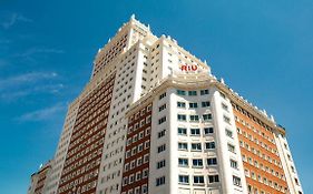 Hotel Riu Plaza Espana Madrid Exterior photo