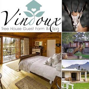 Vindoux Tree House Guest Farm & Spa Tulbagh Exterior photo