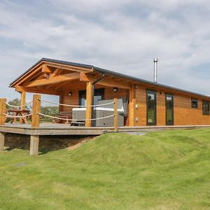 Bryn Eiddon Log Cabin Villa Machynlleth Exterior photo