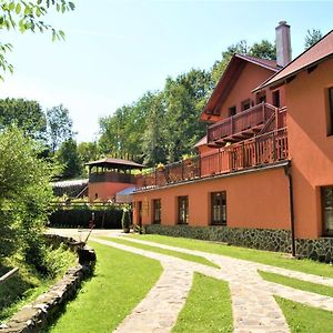 Hotel Liškův Mlýn Orlická přehrada Milesov Exterior photo