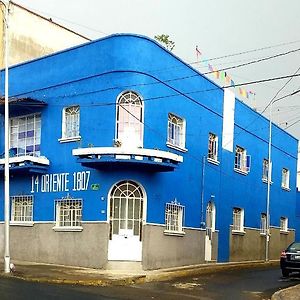 Hotel Hostal Azul Puebla Barrio El Alto Exterior photo