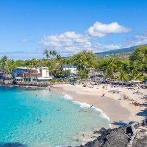 White Sands Beach Condo #324. Big Patio!! Ocean And Mountains Across From Beach! Kailua-Kona Exterior photo