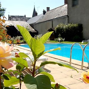 Logis Hotel Restaurant Le Cheval Blanc Blere Exterior photo