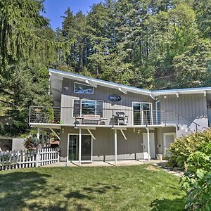 Waterfront Troutdale Hideaway Sandy River Fishing Villa Exterior photo