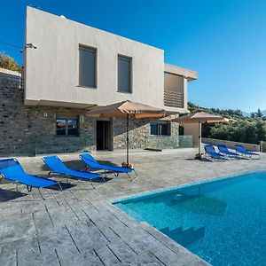 Modern Private Villa With Infinity Pool Candia Exterior photo