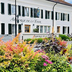 Hotel Auberge De La Tour Trelex Exterior photo