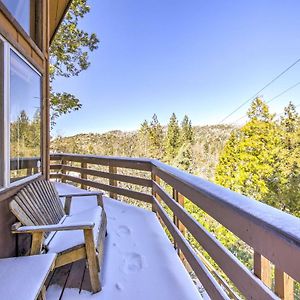 Cabin With Mtn Views And Deck, 5 Min To Arrowbear Lake! Exterior photo